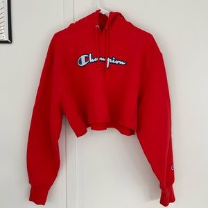 Cropped Champion hoodie